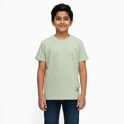 Boys' 100% Cotton Half Sleeves T-Shirt