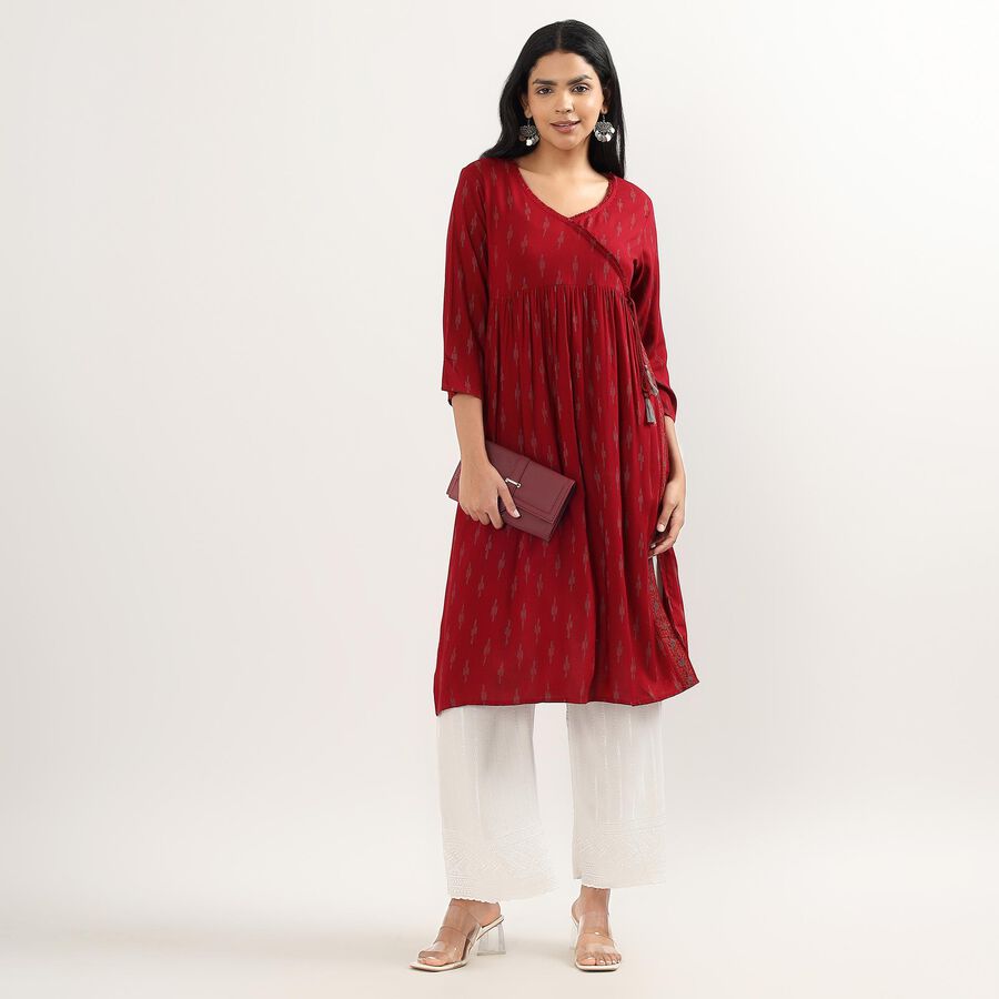 Ladies' Kurta, मरून, large image number null