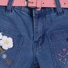 Girls' Jeans, Mid Blue, small