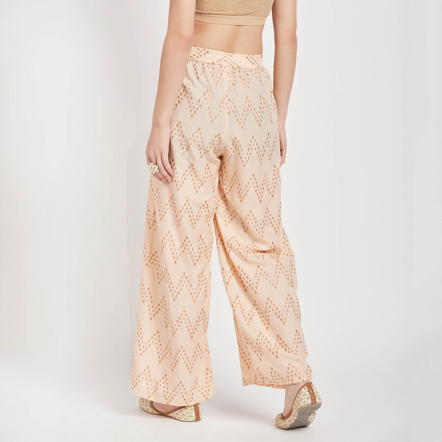 Printed Palazzo, Off White, large image number null
