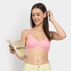 Ladies' Non-Padded Bra, गुलाबी, small image number null