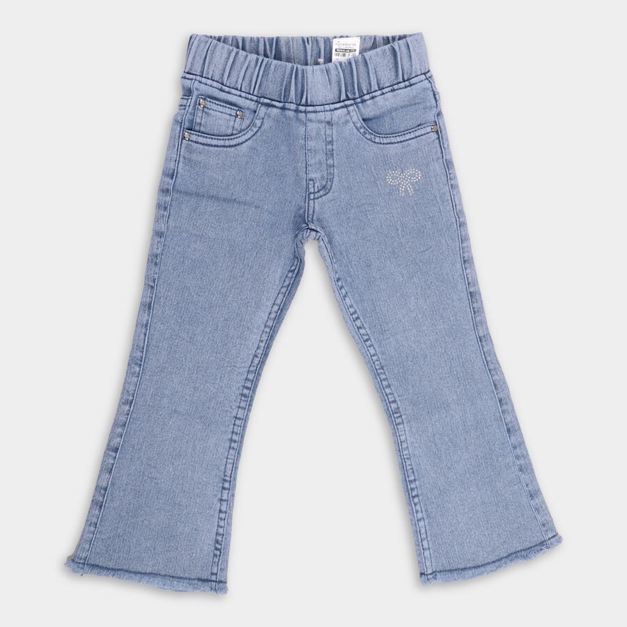 Girls' Jeans , Light Blue, large image number null