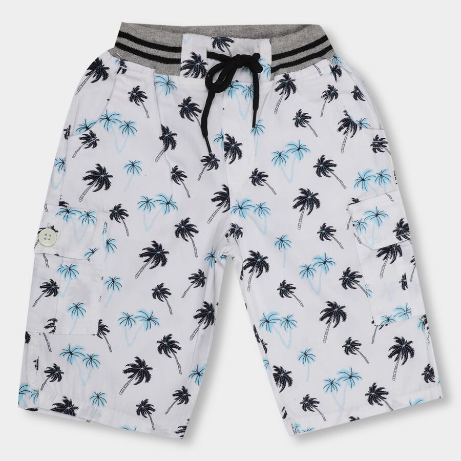 Boys' 100% Cotton Jamaicans , White, large image number null