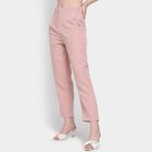 Ladies' Trousers, हल्का गुलाबी, small image number null