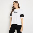 Ladies' Round Neck T-Shirt, Black, small image number null