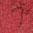 Girls' Red Regular Fit Solid Capri Pants, Red, small