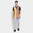 Stripes Polo Shirt, Navy Blue, small image number null