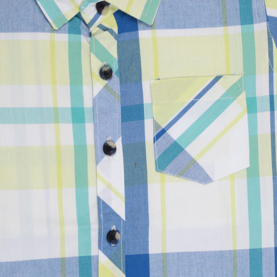 Boys' 100% Cotton Casual Shirt , पीला, large image number null