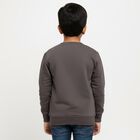 Boys' Sweatshirt, गहरा ग्रे, small image number null