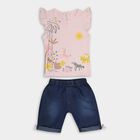 Infants' 100% Cotton Capri Set , Light Pink, small image number null