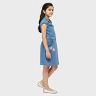 Girls' Frock, हल्का नीला, small