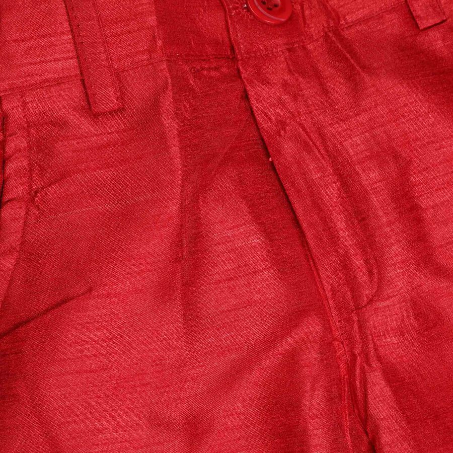 Boys Kurta Pyjama, Maroon, large image number null
