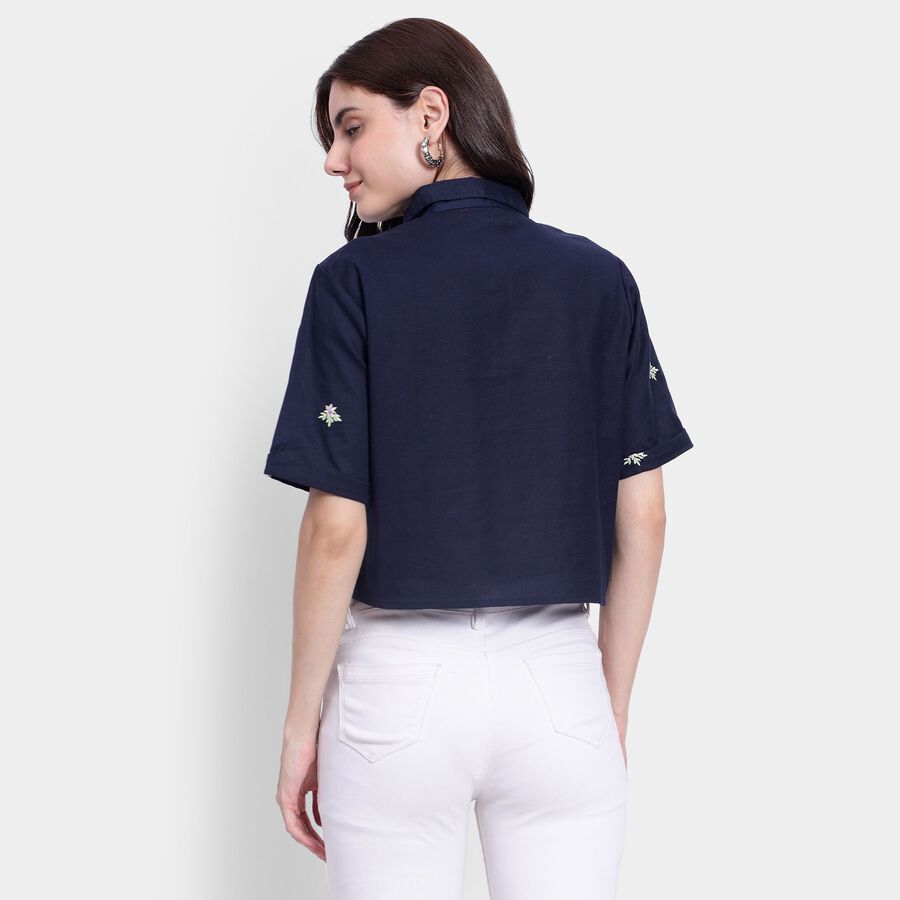 Ladies' Shirt, Navy Blue, large image number null