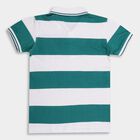 Boys' 100% Cotton Half Sleeves T-Shirt , गहरा हरा, small image number null