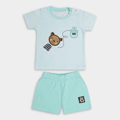 Infant Boys' 100% Cotton Baba Suit