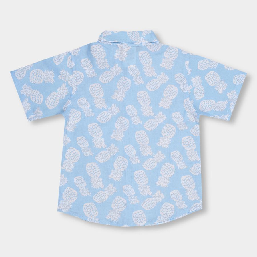 Infants' 100% Cotton Shirt, Light Blue, large image number null