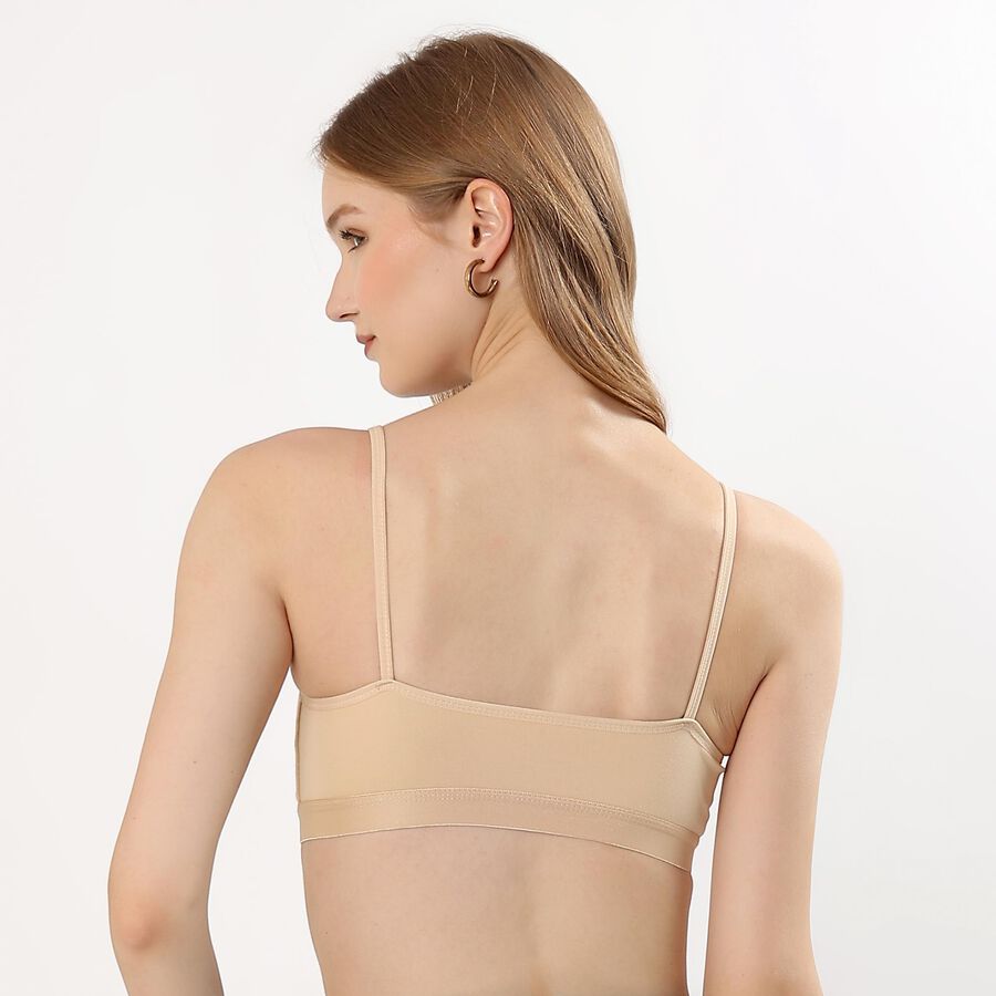 Ladies' Basic Bra, Beige, large image number null