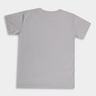 Boys' Half Sleeves T-Shirt , हल्का ग्रे, small image number null