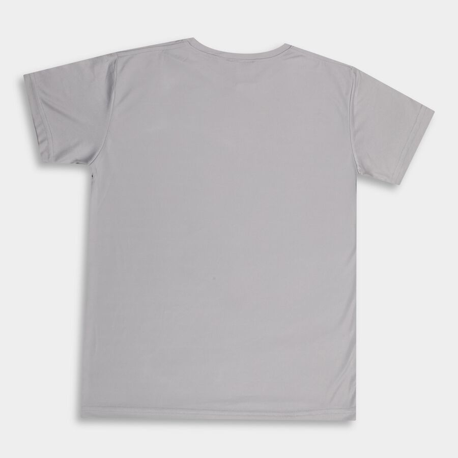 Boys' Half Sleeves T-Shirt , हल्का ग्रे, large image number null