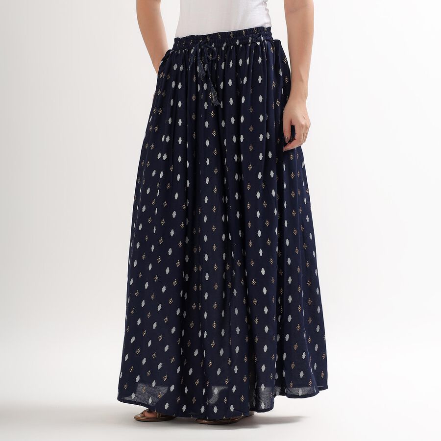 Ladies' Regular Lehenga Skirt , Navy Blue, large image number null