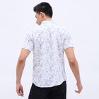 Men's White Cotton Regular Collar Casual Shirt, सफ़ेद, small image number null