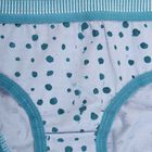 Girls Cotton Printed Panty, Light Blue, small image number null