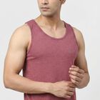 Men's Pink Round Neck Muscle Gym T-Shirt, गुलाबी, small