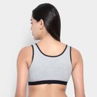 Solid Bra, Melange Light Grey, small image number null