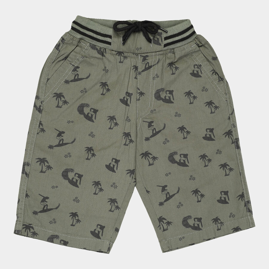 Boys Cotton Jamaican, ओलिव, large image number null