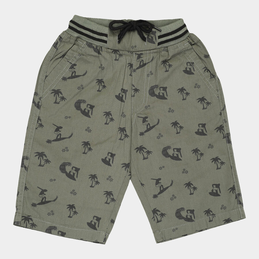Boys Cotton Jamaican, Olive, large image number null