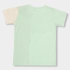 Boys' 100% Cotton Half Sleeves T-Shirt , Light Green, small image number null