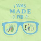 Boys' Light Green Cotton Round Neck Graphic Baba Suit, Light Blue, small