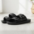 Men's Sandal, काला, small