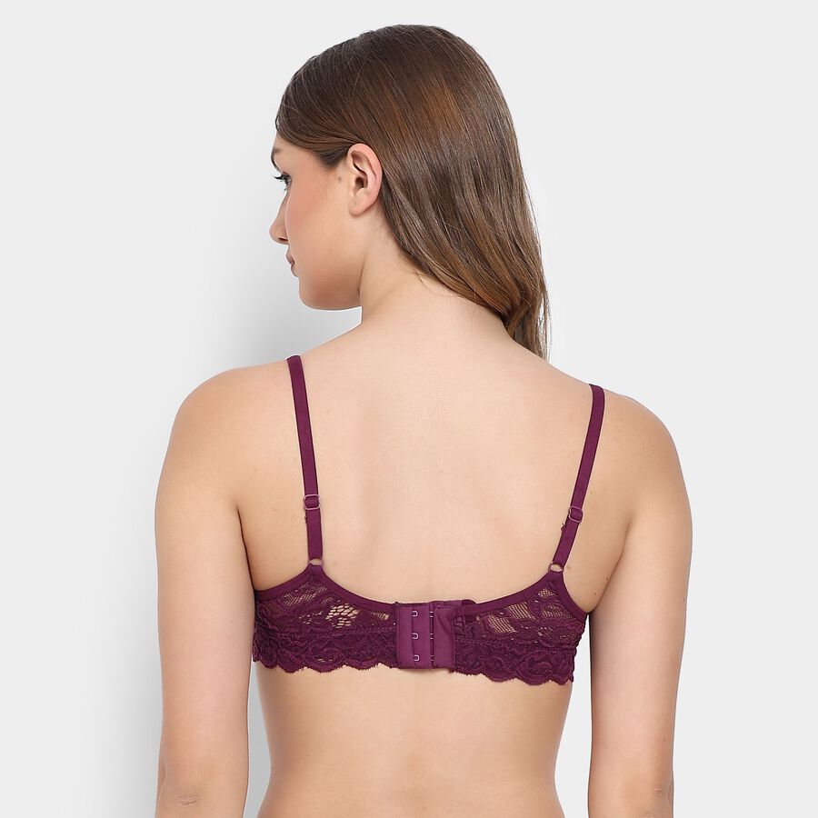 Ladies' Padded Bra, Wine, large image number null