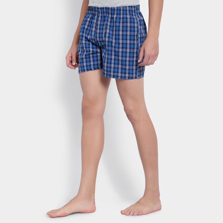 Checks Boxers, Mid Blue, large image number null