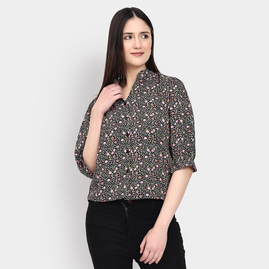 Ladies' Shirt , Dark Green, large