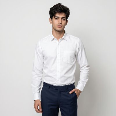 Men's White Formal Shirt