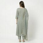 Women's Light Blue Ethnic Set, हल्का नीला, small