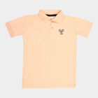 Boys Solid T-Shirt, Peach, small image number null