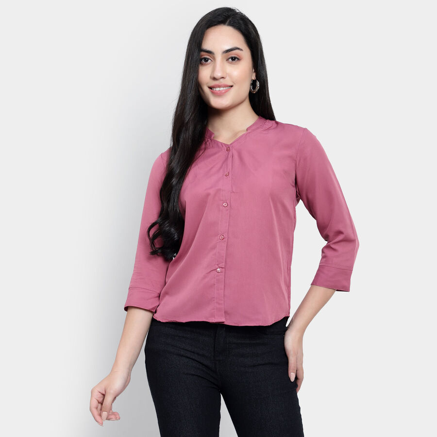 Solid Shirt, Purple, large image number null