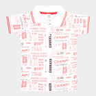 Boys Cotton T-Shirt, White, small image number null