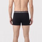 Men's Navy Blue Regular Fit Solid Trunks, नेवी ब्लू, small