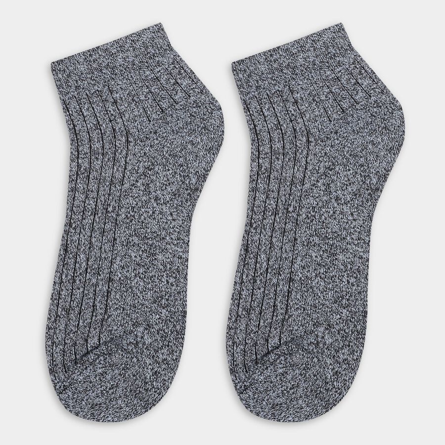 Men's Socks (Pack of 3), नेवी ब्लू, large