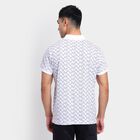 Men's 100% Cotton Collared Half Sleeves T-Shirt , सफ़ेद, small image number null