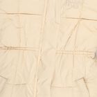 Girls Soft Beige High Neck Casual Jacket, Beige, small image number null