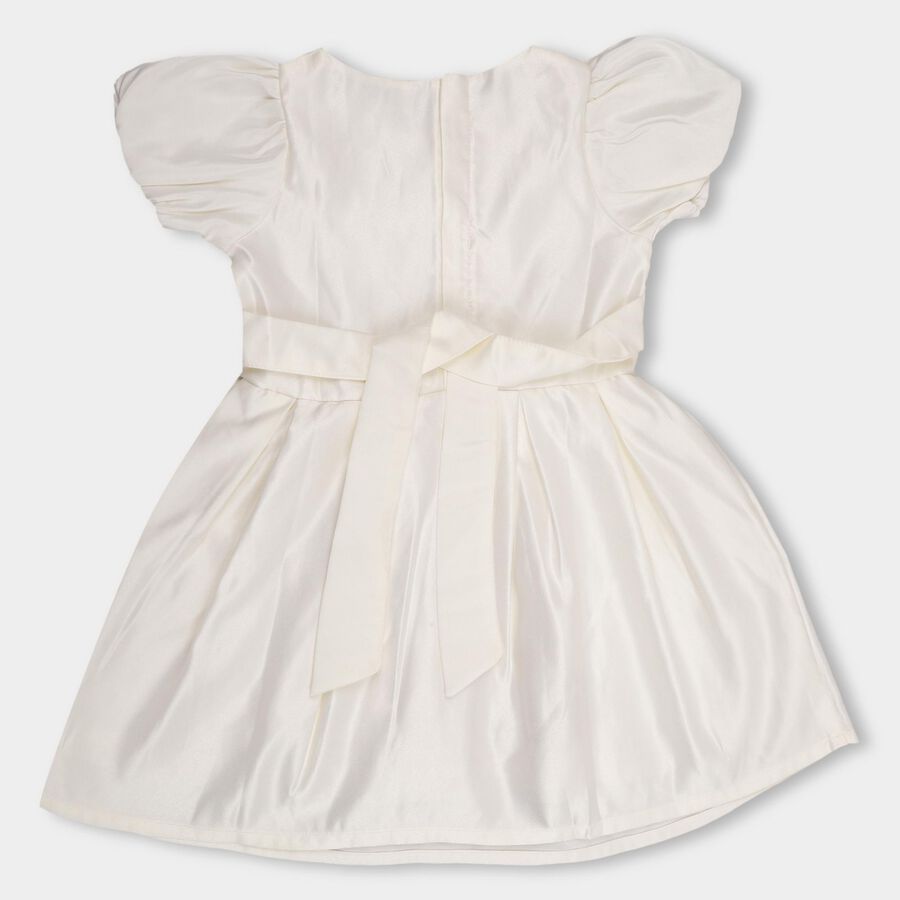 Girls' Frock , ऑफ व्हाइट, large image number null