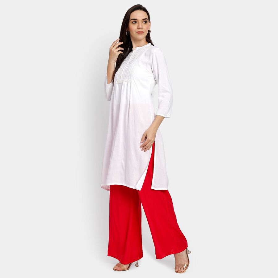 Ladies' Kurta, White, large image number null