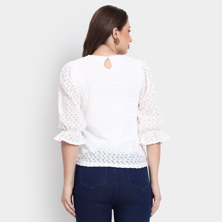 Ladies' Top, सफ़ेद, large image number null