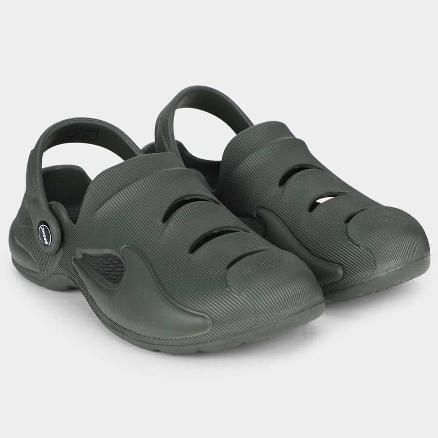 Men's Slipper, ओलिव, large