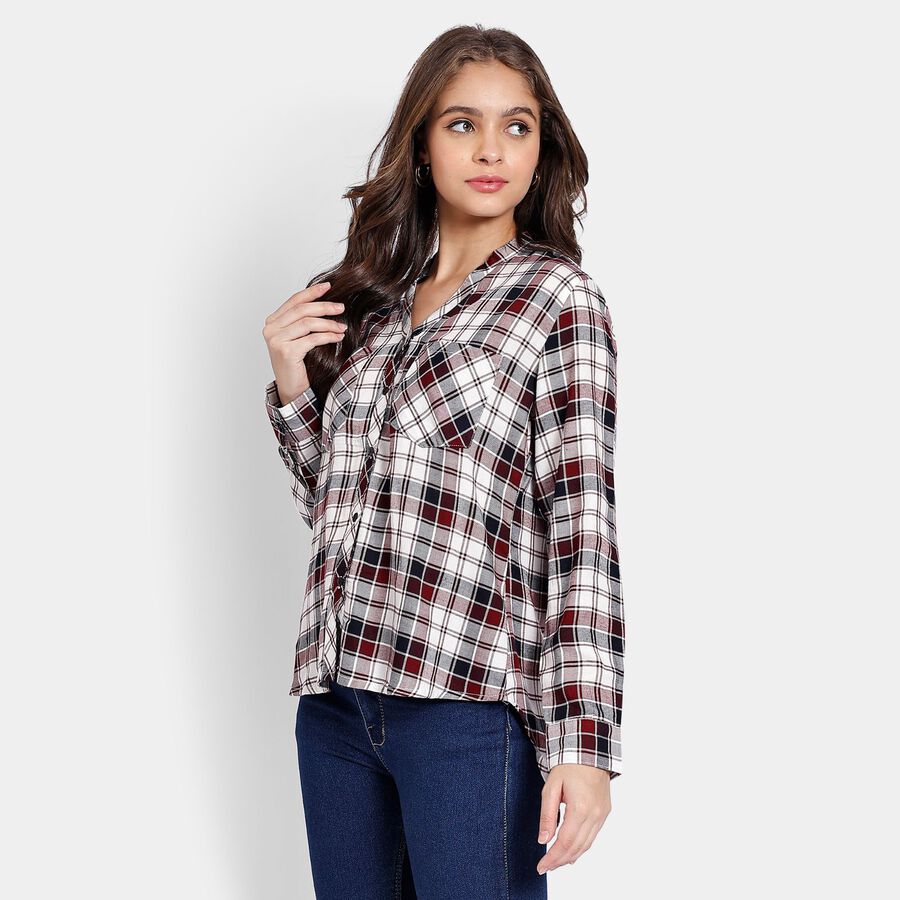 Ladies' Shirt, Maroon, large image number null